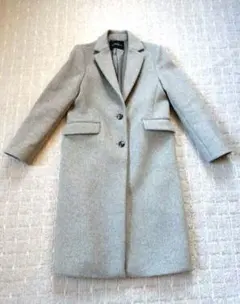 極美品　GREEN LABEL RELAXING チェスターコート グレー