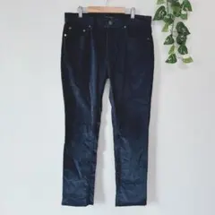 【バナナリパブリック】テーパードパンツ コーデュロイ カジュアル ロゴボタン