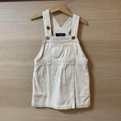 COMME CA DU MODE ジャンバースカート アイボリー