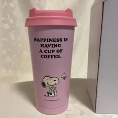 【未使用】スタバ☆ステンレスToGoロゴタンブラーPEANUTSピンク473ml