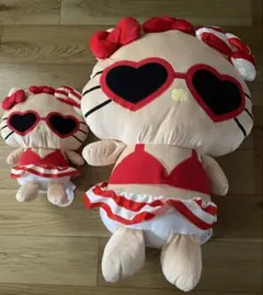 ハローキティ 日焼けキティ　クッション　アベイル　セット