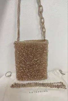 美品】ANTEPRIMA スタンダードZ シルバー ワイヤーバッグ 保存袋付