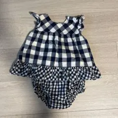 お値下げ　ワンピース セットアップ　チェック柄
