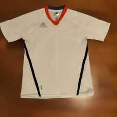 adidas climalite VネックTシャツ ホワイト