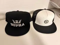 SUPRA キャップ　2点セット