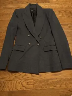 ZARA グレー テーラードジャケット