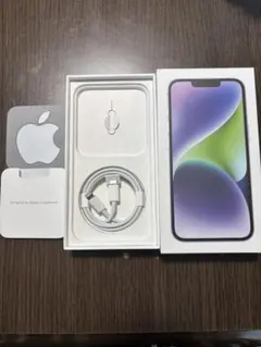 iPhone 14 Lightningケーブル、空箱