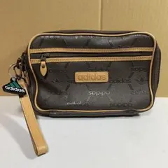 【希少】adidas アディダス ボックスロゴ バッグ レトロ ヴィンテージ