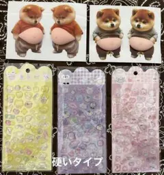 5点セット 3Dぷくぷくシール 可愛い動物　デコ 立体ステッカー シール帳にも