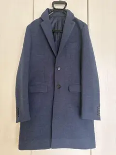 極美品 メンズビギ チェスターコート LLネイビー メンズ 通勤