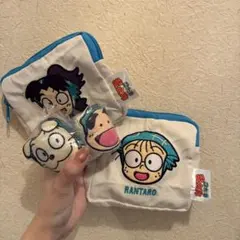 忍たま乱太郎 乱太郎 きり丸 しんべい ヘムヘム スクエアポーチ カプセルトイ