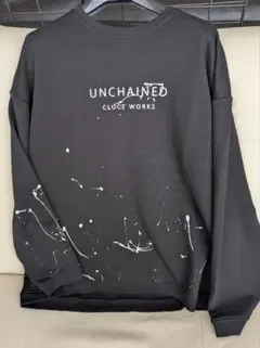 クラクトCLUCT クルーネックスウェット クロ　XL