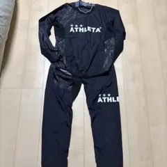 ATHLETA ピステ上下 M ブラック