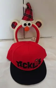 USJ エルモ カチューシャ キャップ 二個セット レア品 セサミストリート 赤