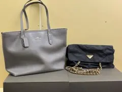 COACH トートバッグ PRADA ショルダー 2点セット