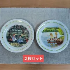 赤毛のアン 果樹園ときらめきの湖 陶器皿 プレート 2枚セット「世界名作劇場」のサムネイル