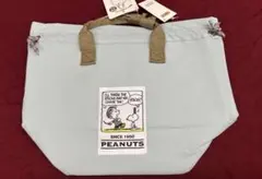 新品✨スヌーピー保冷保温ランチバッグ 水色