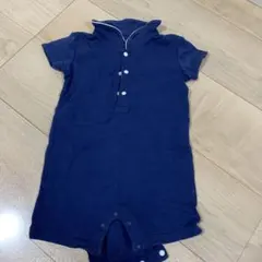 UNIQLO ベビー ロンパース ネイビー 80