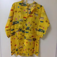 チョコ様専用　幼児用　レインコート キッズフォーレ　イエロー 車柄　L