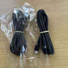 新品未使用2ケーブル USB-C to C typeC 1.00m 急速充電対応のサムネイル