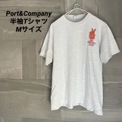 Port And Company 【M】グレー 半袖Tシャツ gogreek