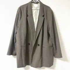H&M チェック柄ジャケット XL