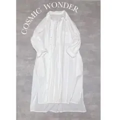 5/19終◆完売品 美品　コズミックワンダー　オーガニックコットン　シャツドレスのサムネイル