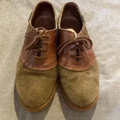美品】25.0cmワイズEEスタンフォード大学公式サドルコンビ - メルカリ