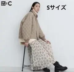 キルティングスカート ロングスカート