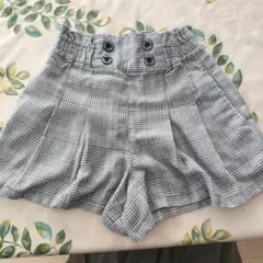 チェック柄ハーフパンツ 130サイズ