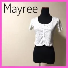 ♡小花柄♡ Mayree メイリー カーディガン 花柄 ショート丈 半袖のサムネイル