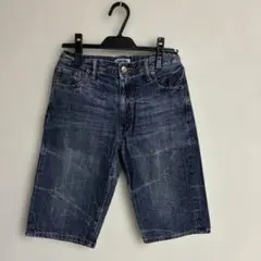 キッズ　半ズボン　デニム　短パン