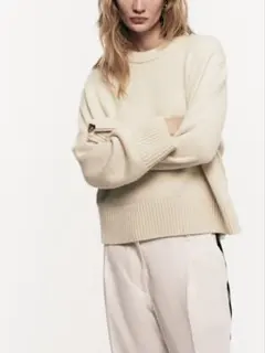 1月限定[美品]★H&Mニット ベージュ