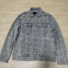 COACH ロゴパターン オーバーサイズデニムジャケット