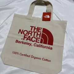 新品　ノースフェイス　キャンバス オーガニックコットントートバッグ レッド