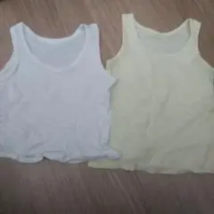 タンクトップ 2枚セット 90cm メッシュ