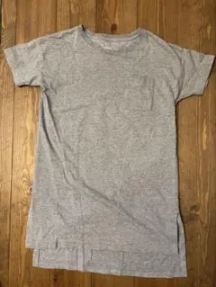 MUJI 無印良品 半袖 ポケットTシャツ グレー XS-S
