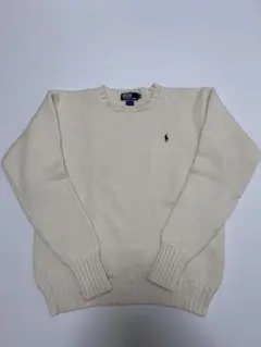 90s ラルフローレン ウールニット LL 日本製 セーター 初期ジャパン製