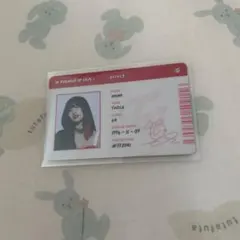 twice formula of love モモ　ID トレカ 16