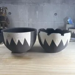 ■ 30㎝テクスチャー　 陶器鉢■細川政己　カタチ製作所 グラキリス パキプス □ 30㎝テクスチャー 陶器鉢□細川政己 カタチ製作所 グラキリス