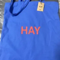 HAY 青 トートバッグ