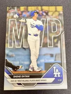 Topps Now 2025 ドジャース・大谷翔平MVP記念カード