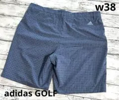 大きめサイズ　adidas　ハーフパンツ　38　XXL　ゴルフ　アディダスゴルフ