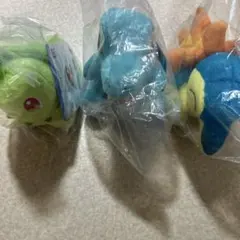 ポケモン 一番くじ ジョウト御三家 チコリータ ヒノアラシ ワニノコ