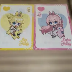 タイトーくじ 初音ミク×RODY J賞 鈴音レン 巡音ルカ クリアファイル