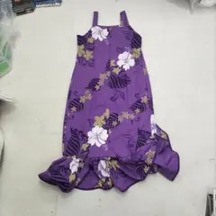 Carol Bennett HAWAII フラダンス用ドレス パープル 花柄 Carol Bennett HAWAII フラダンス用ドレス パープル 花柄 - メルカリ