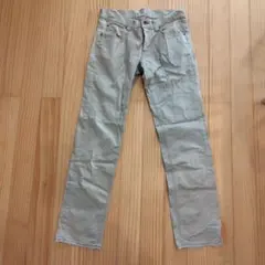 ベージュ スリムフィット チノパン サイズ7