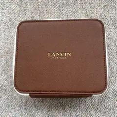【新品未開封】トルコ航空LANVIN ブラウンポーチ 合成皮革