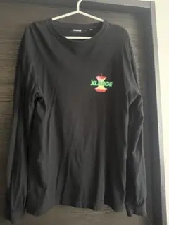 XLARGE 長袖 Tシャツ ブラック アップルロゴのサムネイル