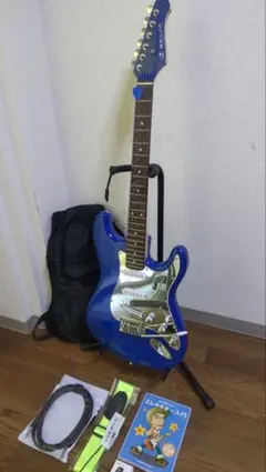 Pignose ネックトラ目!! ブルー　PGG-200 ケース付き♪ Pignose ネックトラ目!! ブルー PGG-200 ケース付き♪ - メルカリ